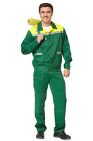 Костюм робочий "Легіон" зелений (напівкомбінезон з курткою)